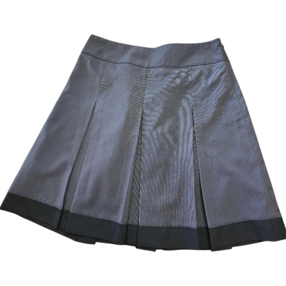 The Limited Charcoal A-Line Pleated Skirt Sz M